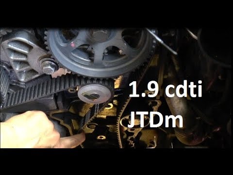 Jak założyć pasek rozrządu - z19dt - 1.9 cdti/JTDm - Fiat, Opel, Alfa, Saab, Lancia, Cadillac
