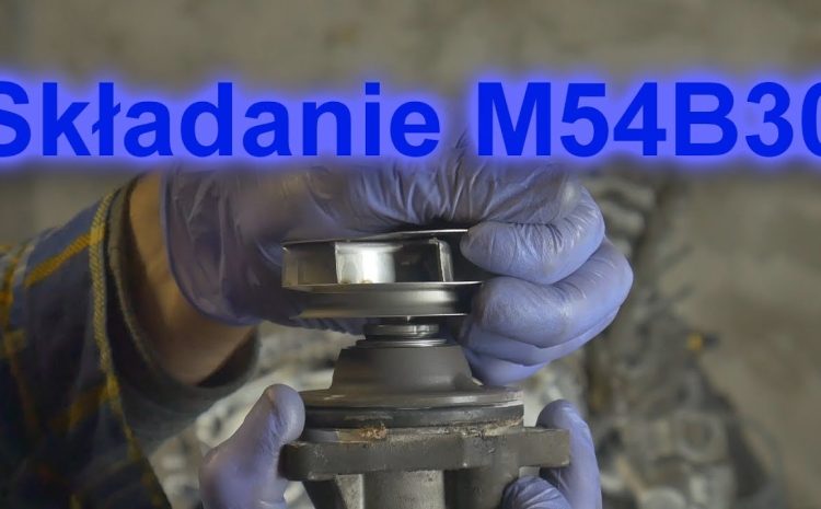 M54B30 składanie silnika, pompa wody, termostat BMW e46