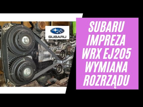 Subaru Impreza WRX wymiana paska rozrządu tutorial EJ205 /  Ej207 timing belt replacement
