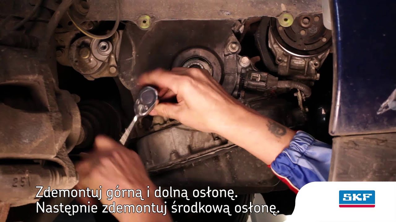 SKF - Jak zdemontować układ rozrządu wraz z pompą wody SKF w Toyota Verso