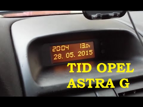 TID Wymiana żarówek Wyświetlacza r5 2W 12V x2 Opel Astra G II Vauxhall | ForumWiedzy